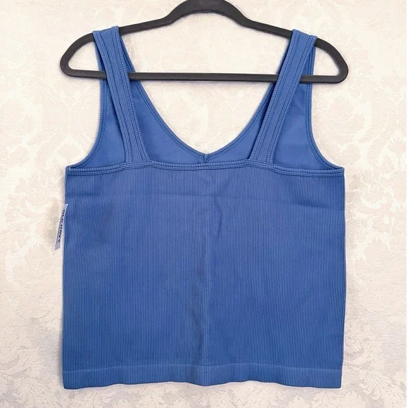 Old Navy NWT Ribbed Seamless Cropped Fitted Tank Top Plus Size 4X Loungewear New - Picture 2 of 4